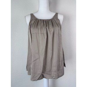 Haven Well Within womens small beige lyocell flowy tank top minimalist lagenlook